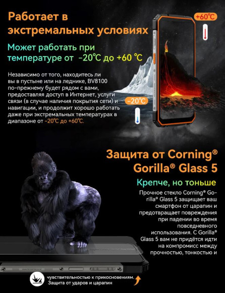 Смартфон Blackview BV8100 8/256Gb Green