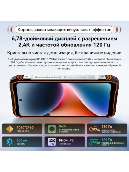 Смартфон Blackview XPLORE 1 Walkie Talkie 12/256Gb Black